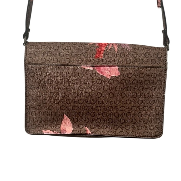 Guess Pink and Purple Floral Crossbody Bag - Picture 3 of 4